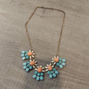 Vintage style beaded statement necklace